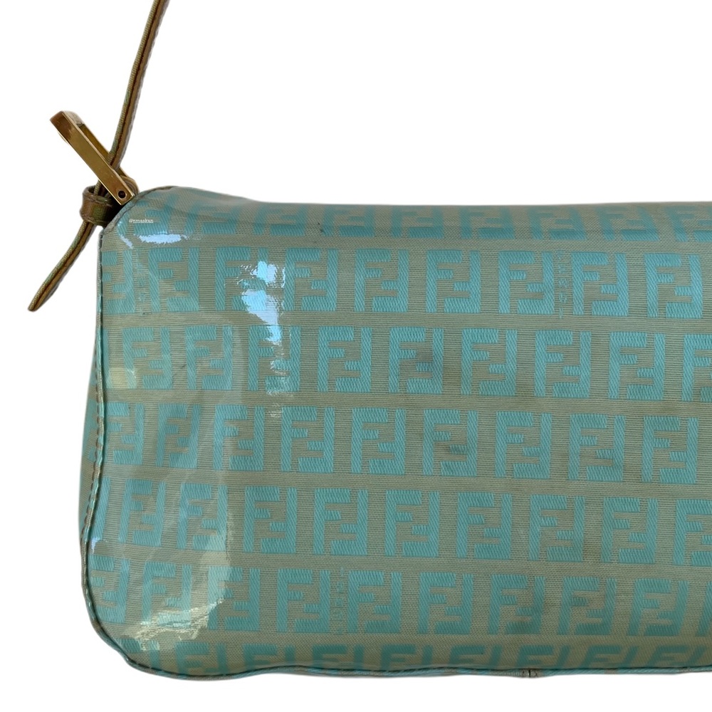 Authentic Fendi Coated Canvas Zucchino Baguette - Picture 12 of 16